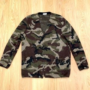 Saint Laurent Camo Cardigan